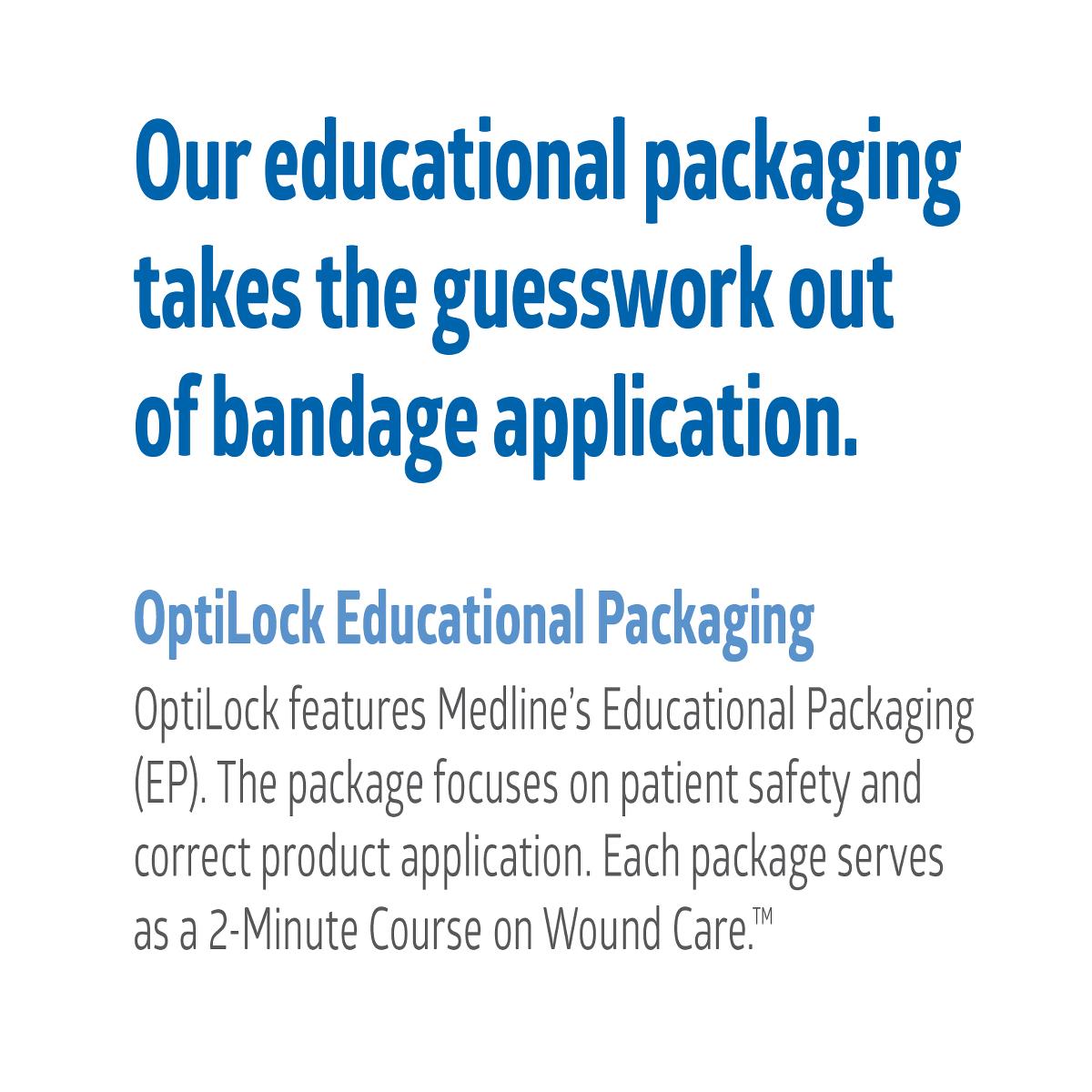 Medline OptiLock Nonadhesive Super Absorbent Wound Dressings Health Care Pasteur Pharmacy