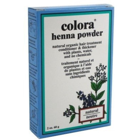 Colora Henna Powder Hair Color Natural, 2 Oz Hair Color Pasteur Pharmacy
