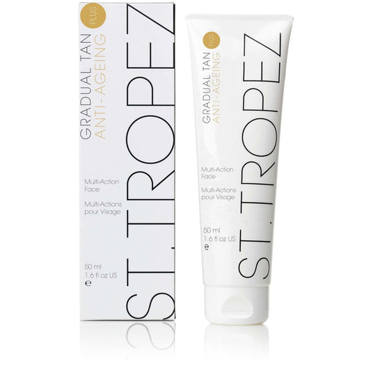 St. Tropez Gradual Tan Face Moisturizer Plus Anti-Aging 1.6 Oz Face Makeup Pasteur Pharmacy