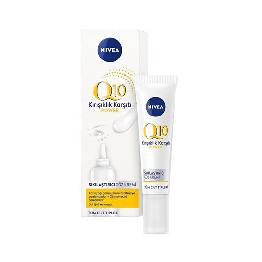 Crème contour des yeux anti-rides Nivea Q10 15 ml - Formule raffermissante | Anti-âge