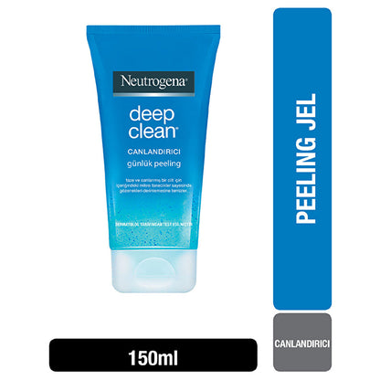 Neutrogena Deep Clean Exfoliante Refrescante 150ml - Gel Limpiador de Poros | Anti-Puntos Negros