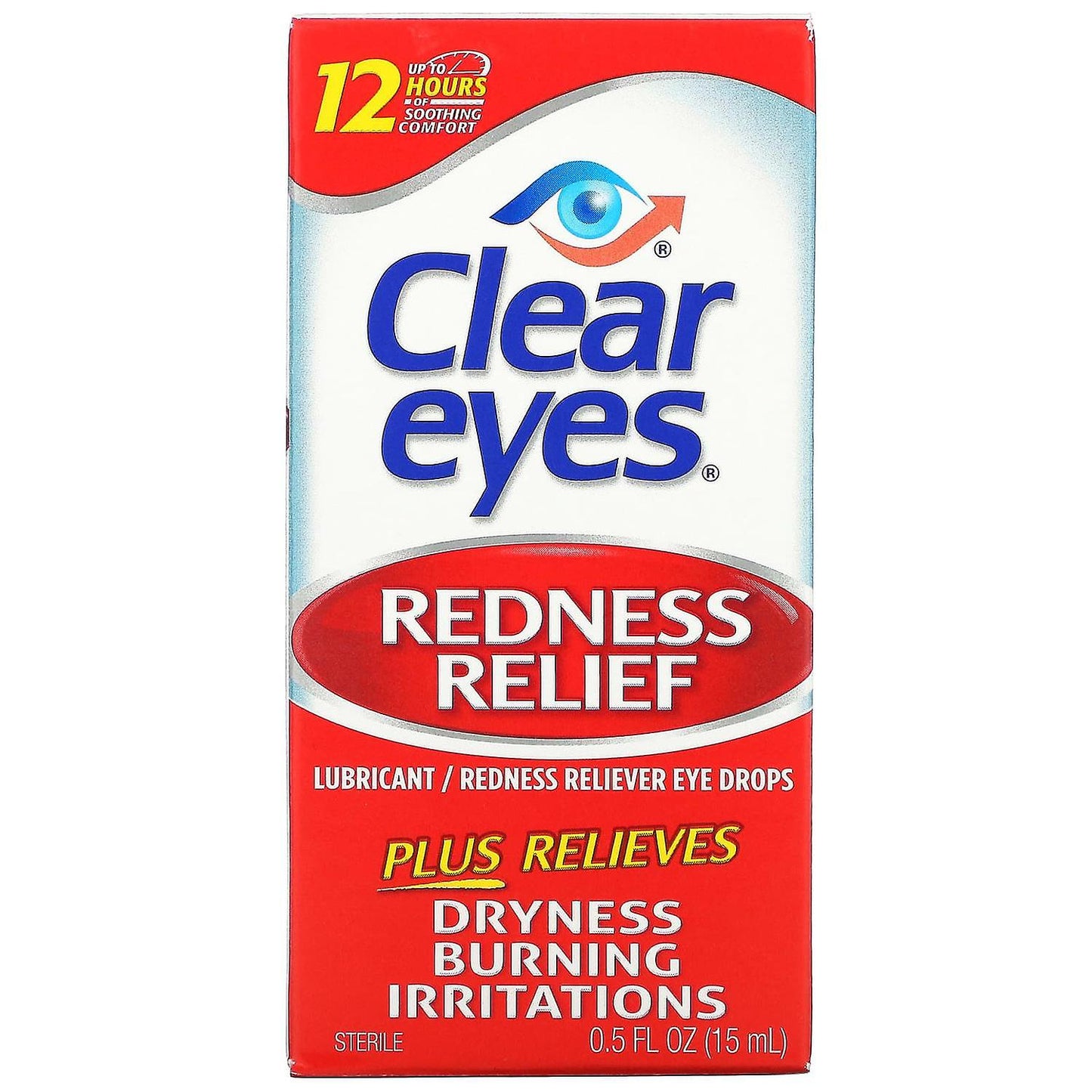 Clear Eyes Redness Relief Lubricant Eye Drops - 0.5 Fl Oz Health & Beauty Pasteur Pharmacy