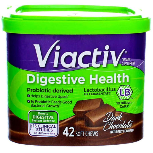 Viactiv Digestive Health Soft Chews, Dark Chocolate, 42 Chews Health & Beauty Pasteur Pharmacy