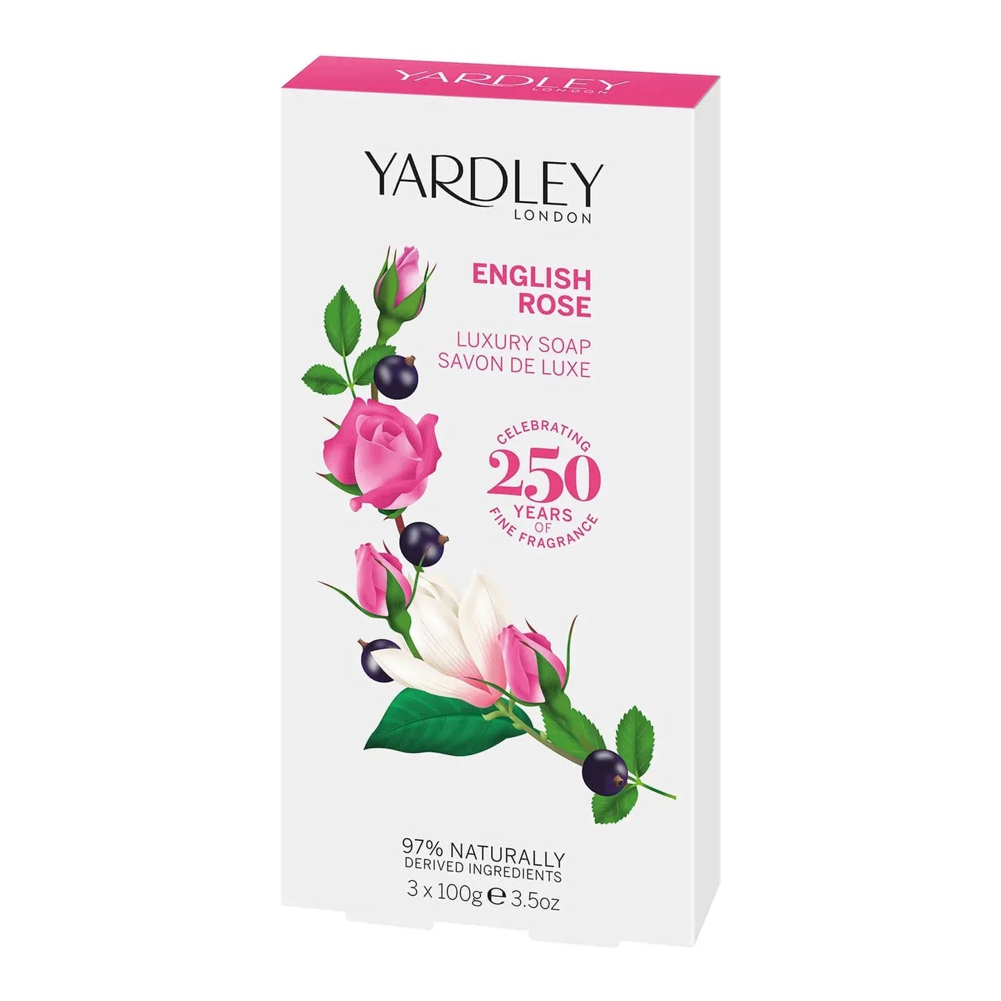Yardley English Rose Luxury Soap 3x100g Luxury Soap Pasteur Pharmacy