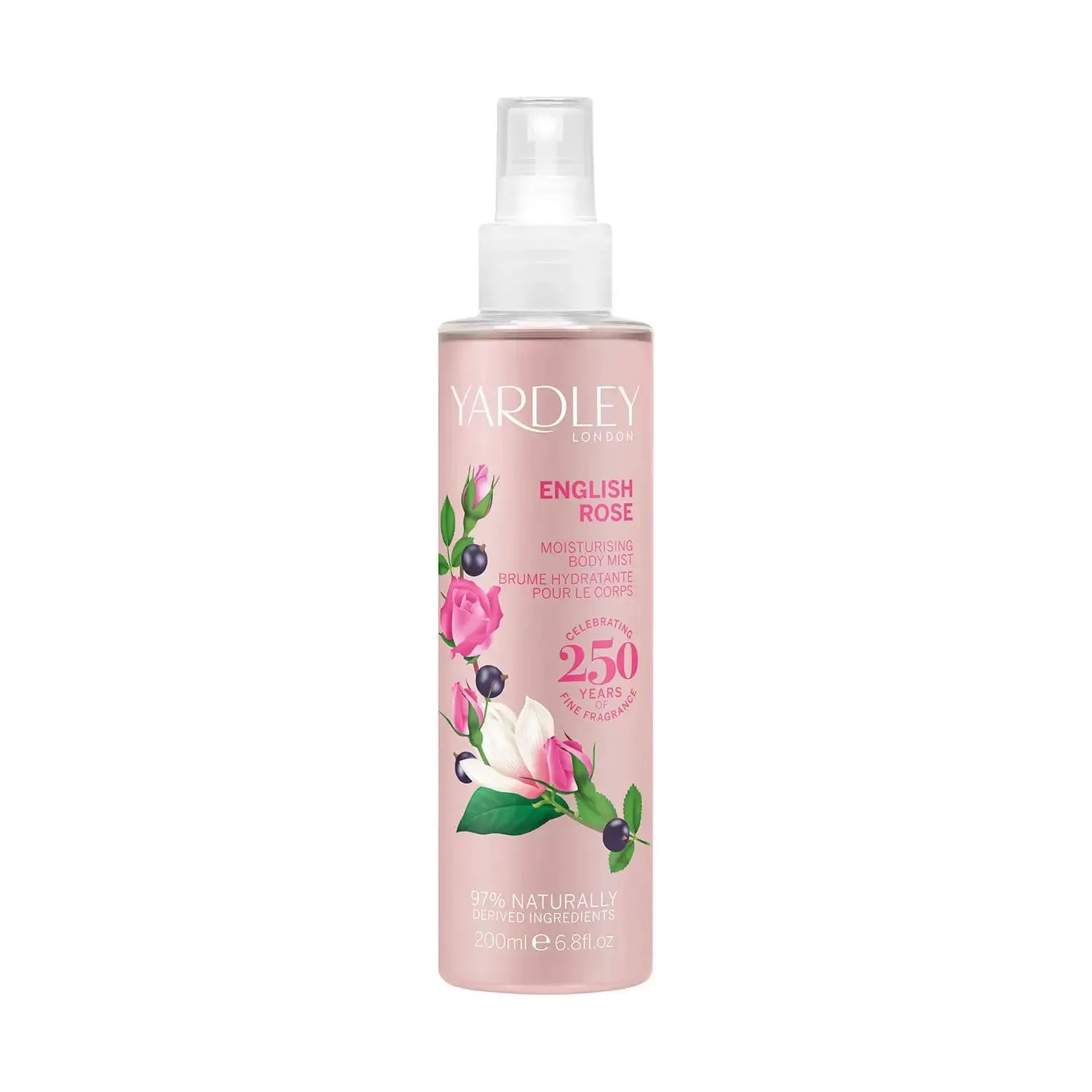 Yardley English Rose Body Mist 6.8 Fl Oz Body Mist Pasteur Pharmacy