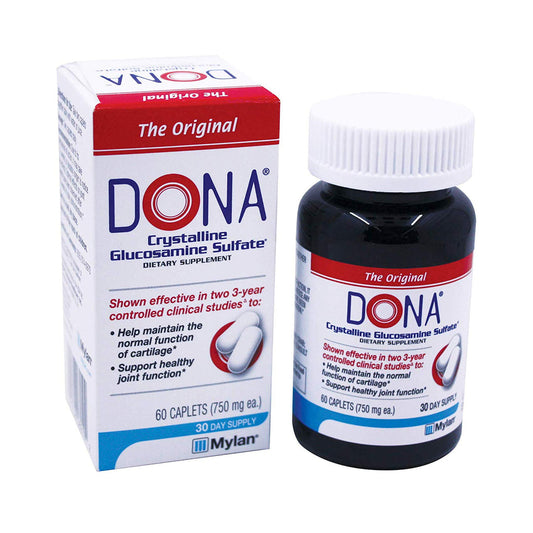 Dona Crystalline Glucosamine Sulfate Caplets 60 Ct Vitamins & Supplements Pasteur Pharmacy