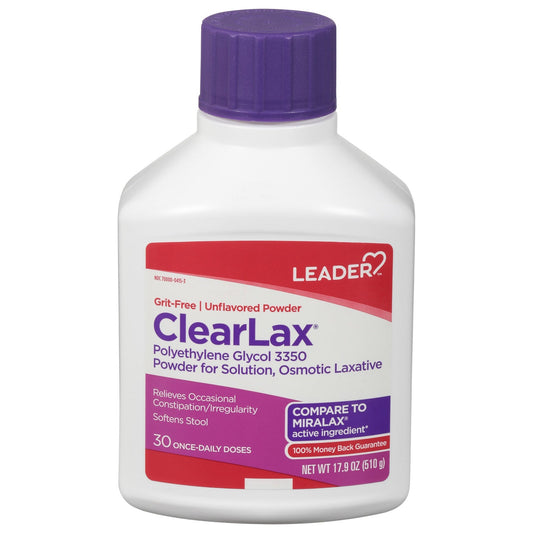 Leader Clearlax Unflavored Powder Health & Beauty Pasteur Pharmacy