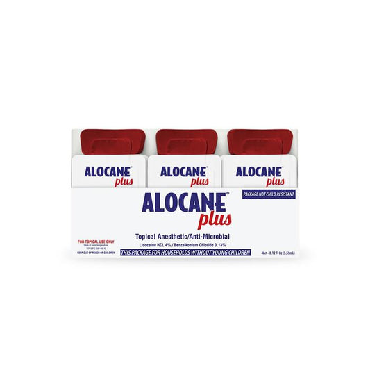 ALOCANE+ Topical Anesthetic Cream - 48 Single-Use Packets (0.12 oz each) First Aid Pasteur Pharmacy