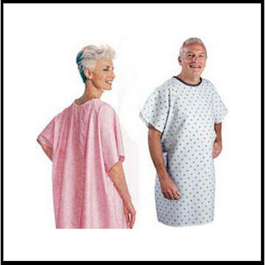 Salk Snap Wrap Patient Exam Gown, Yellow Floral Print, 1 Count, #500LPY Health Care Pasteur Pharmacy