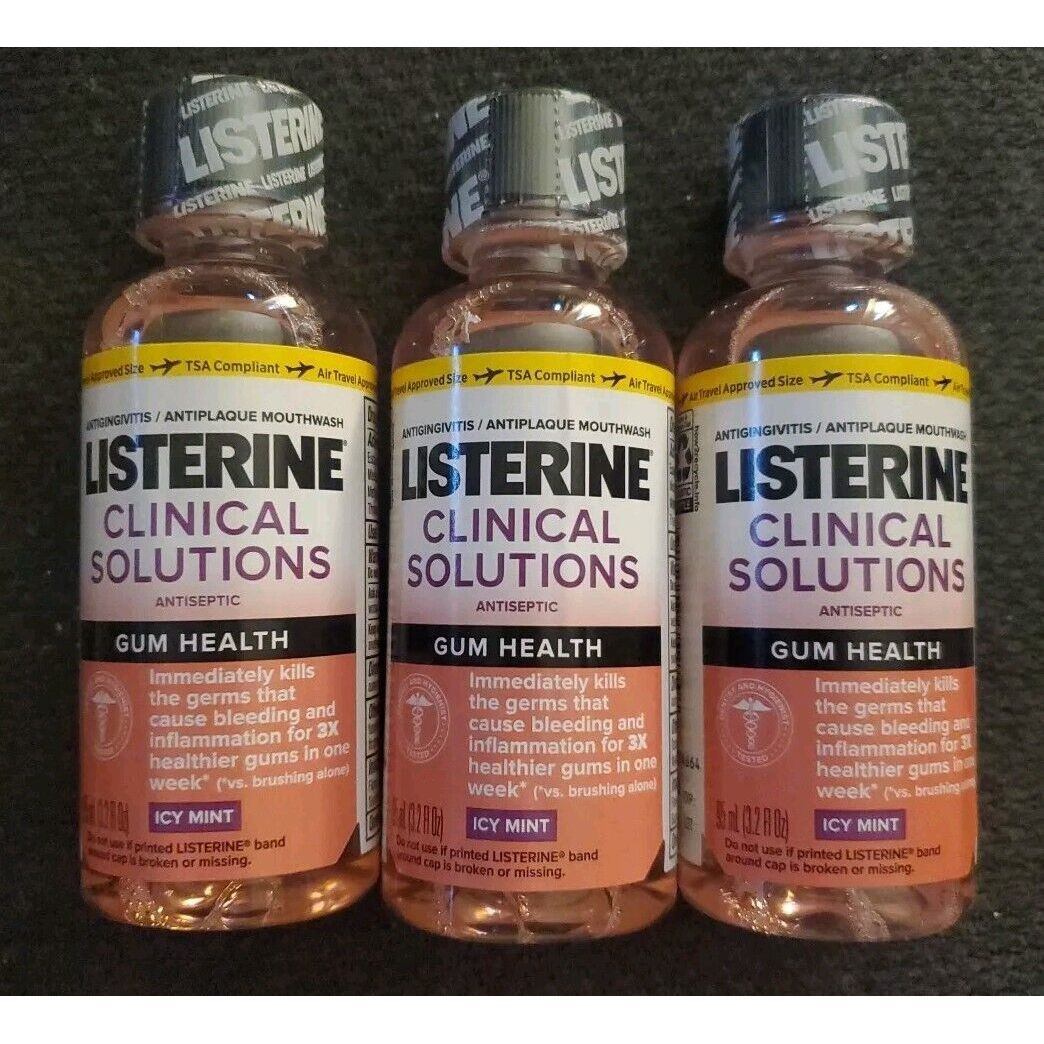 Johnson & Johnson Listerine Clinical Solutions Gum Health Antiseptic Mouthwash 95 mL Personal Care Pasteur Pharmacy