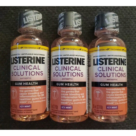 Johnson & Johnson Listerine Clinical Solutions Gum Health Antiseptic Mouthwash 95 mL Personal Care Pasteur Pharmacy
