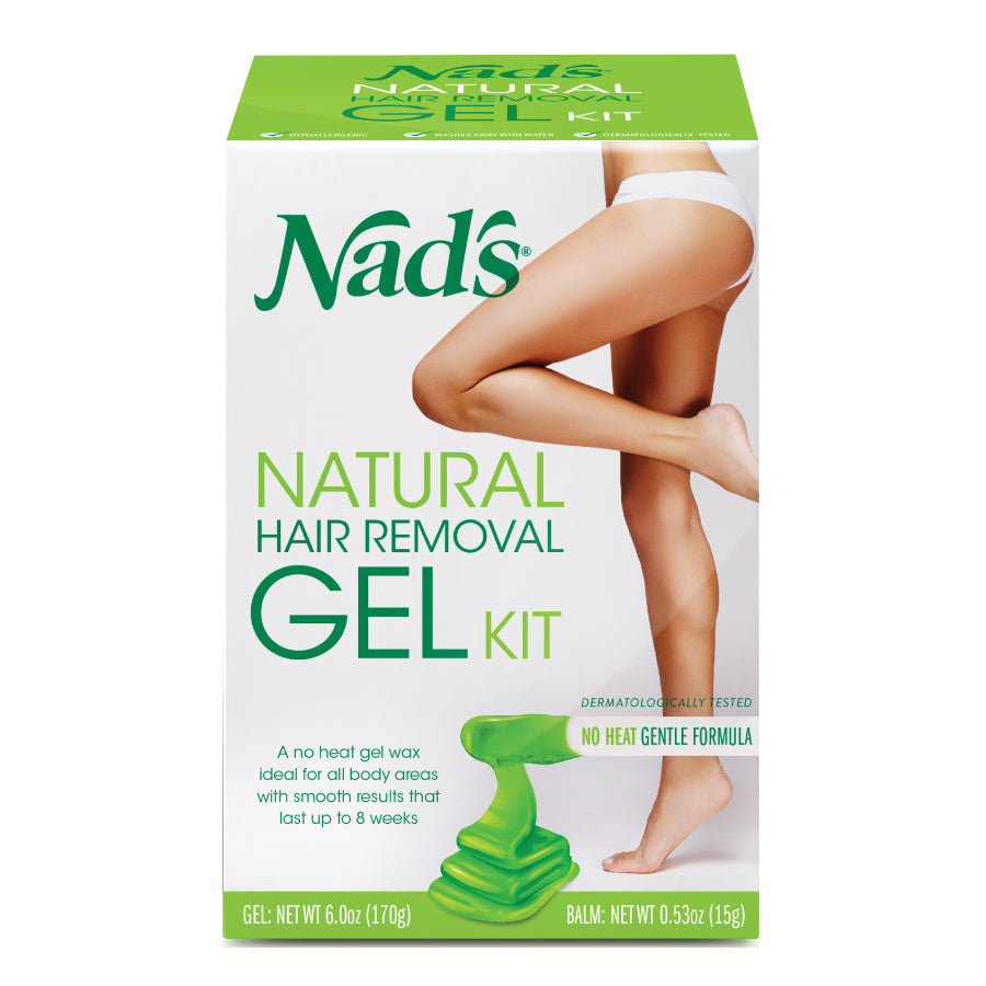 Nad's Natural Hair Removal Gel Wax Kit, 6 Oz Hair Removal Pasteur Pharmacy