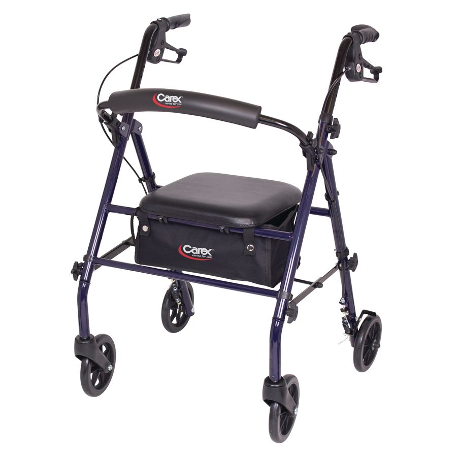 Carex Steel Rolling Walker 6″ Wheels Walkers Pasteur Pharmacy