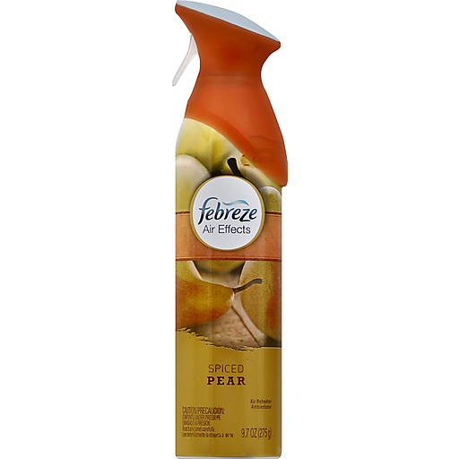 Febreze Air Effects Spiced Pear Air Refresher 9.7 Oz. Aerosol Can Air Fresheners Pasteur Pharmacy