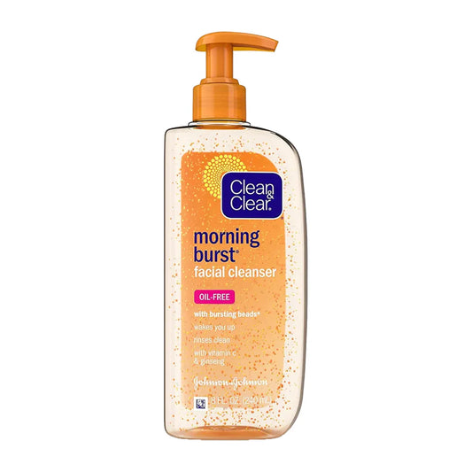 Clean & Clear Morning Burst Oil-Free Facial Cleanser With Vitamin C Daily Nourishing Face Wash Facial Cleansers Pasteur Pharmacy