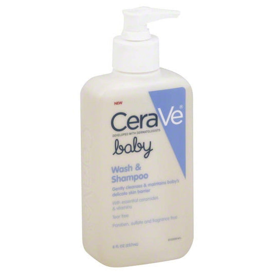 CeraVe Baby Wash And Shampoo 8.00 Fl Oz Shampoo Pasteur Pharmacy