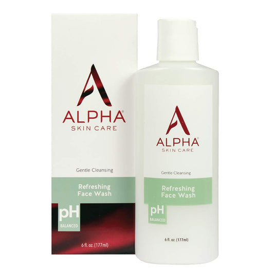 Nettoyant visage rafraîchissant Alpha Skin Care, 6 onces
