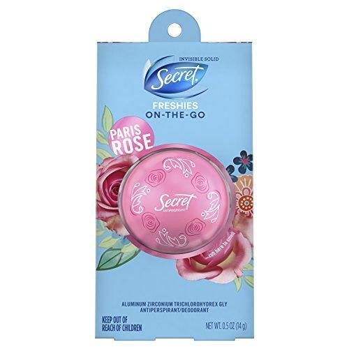 Secret Freshie Paris Rose Invisible Solid Antiperspirant And Deodorant - 0.5oz