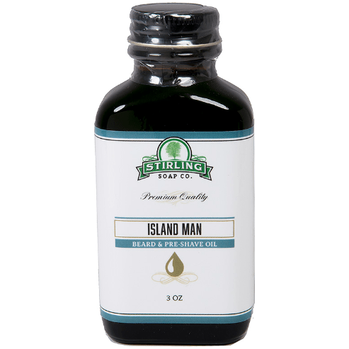 Stirling Soap Co. Island Man Beard & Preshave Oil 3 Oz Beard & Preshave Oil Pasteur Pharmacy