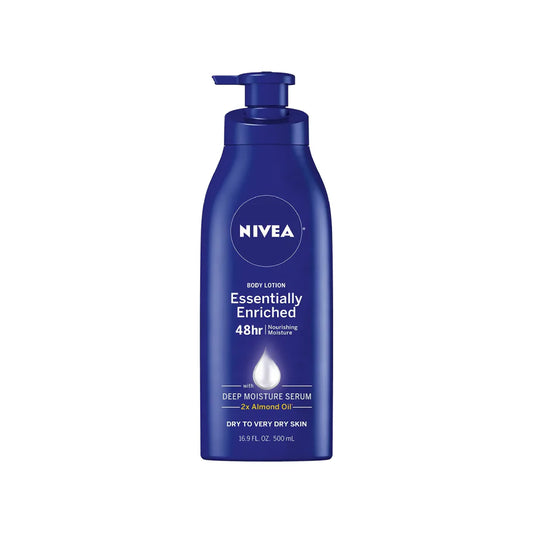 Nivea Essentially Enriched Body Lotion For Dry Skin, 16.9 Fl Oz Pump Bottle Lotion & Moisturizer Pasteur Pharmacy