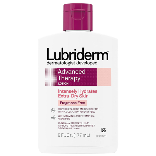 Lubriderm Advanced Therapy Moisturizing Lotion with Vitamins E and Pro-Vitamin B5 - 6 fl oz Lotion & Moisturizer Pasteur Pharmacy