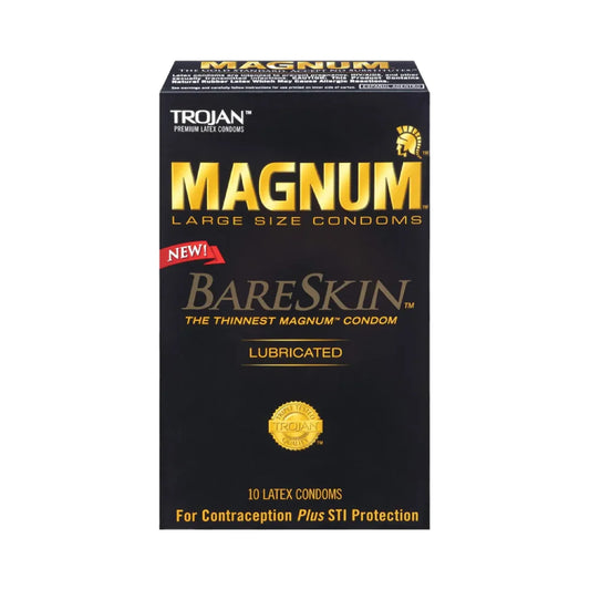 Trojan Magnum Large Size BareSkin Lubricated Latex Condoms Condoms Pasteur Pharmacy