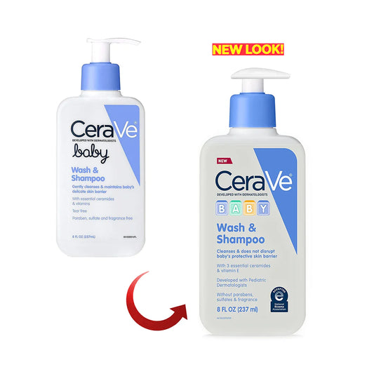 CeraVe Baby Wash & Shampoo, 8 Fl Oz Shampoo Pasteur Pharmacy