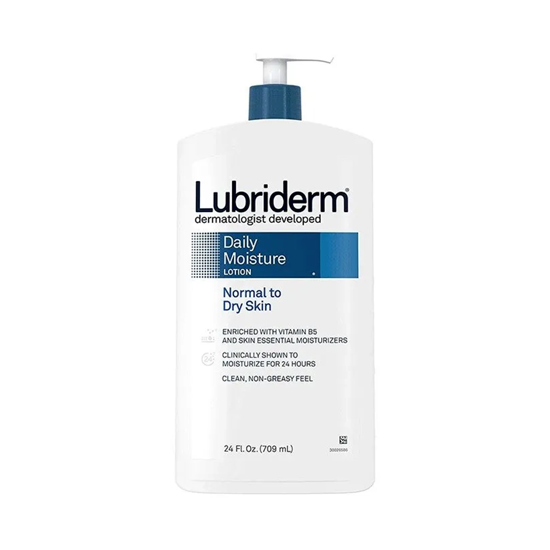 Lubriderm Daily Moisture Hydrating Body Lotion with Pro-Vitamin B5 - 24 fl oz Pump Lotion & Moisturizer Pasteur Pharmacy