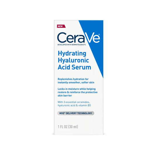 CeraVe Hydrating Hyaluronic Acid Face Serum – 1 Fl Oz Skin Care Pasteur Pharmacy