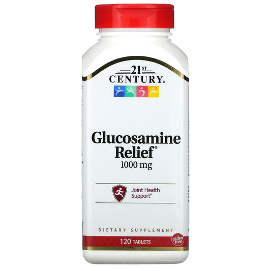 21st Century Glucosamine Relief, 1,000 Mg, 120 Tablets Vitamins & Supplements Pasteur Pharmacy