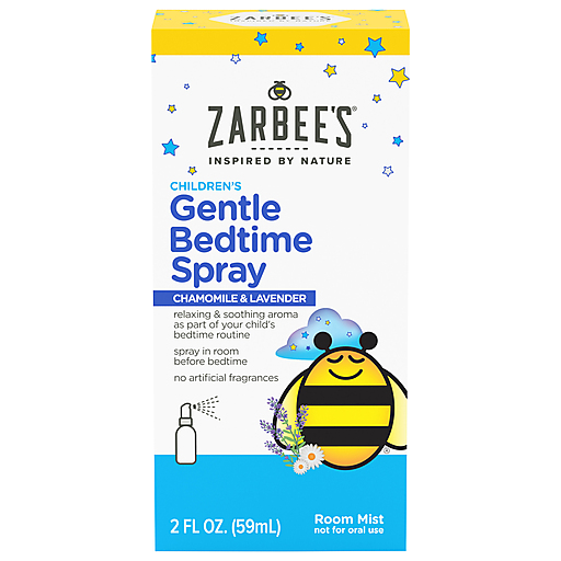 Zarbee's Bedtime Spray, Gentle, Chamomile Lavender 2 Fl Oz Breath Spray Pasteur Pharmacy