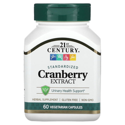 21st Century Cranberry Extract, Standardized, Vegetarian Capsules 60 ct Vitamins & Supplements Pasteur Pharmacy