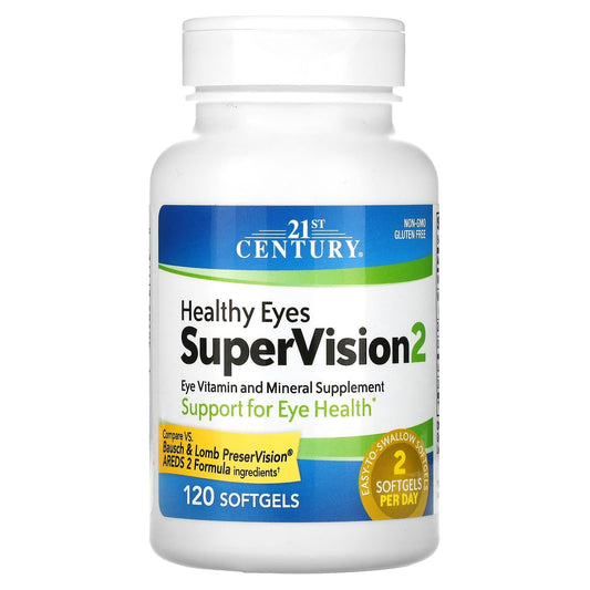 21st Century Healthy Eyes Supervision 2 Softgels 120Ct Vitamins & Supplements Pasteur Pharmacy