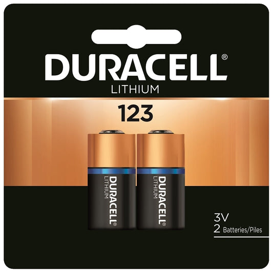 Duracell DL123AB2PK Ultra Lithium Photo Battery Batteries Pasteur Pharmacy