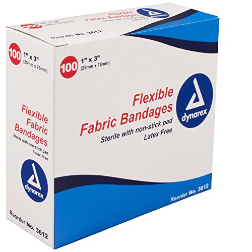 Dynarex Tan Adhesive Fabric Bandage, 1 X 3 Inch Medical Tape & Bandages Pasteur Pharmacy