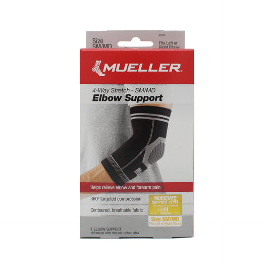 Mueller 4Way Stretch Elbow Support - Small & Medium Plumbing Fittings & Supports Pasteur Pharmacy