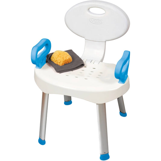 Carex Health Brands E-Z Bath and Shower Seat with Handles - Tool-Free Assembly Mobility & Accessibility Pasteur Pharmacy