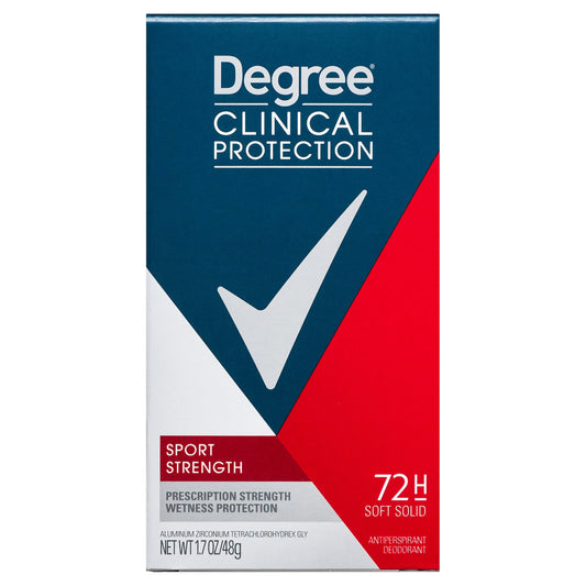 Degree Men Clinical Protection Sport Strength Antiperspirant & Deodorant Stick - 1.7oz Deodorant & Anti-Perspirant Pasteur Pharmacy