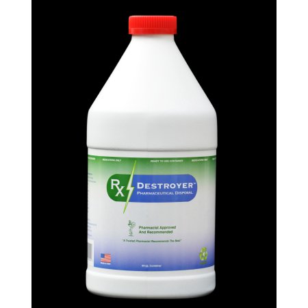RxDestroyer C2R Global Manufacturing RX64 Disposal System Bottle Medical Supplies Pasteur Pharmacy