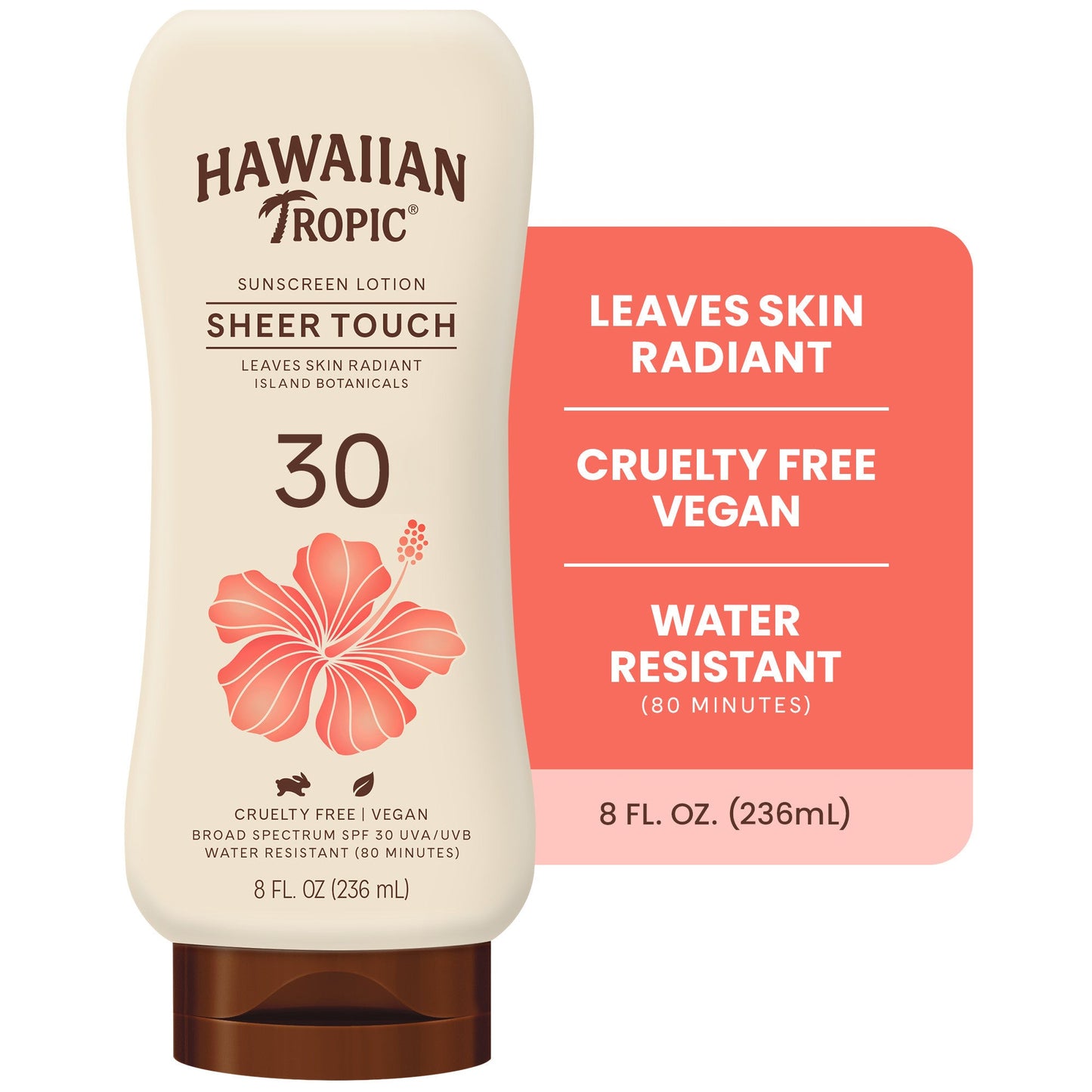 Hawaiian Tropic Sheer Touch Ultra Radiance Lotion Sunscreen - SPF 30, 8 Fl Oz Sunscreen Pasteur Pharmacy