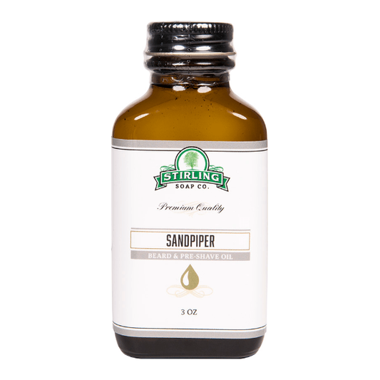 Stirling Soap Co. Sandpiper Beard & Preshave Oil 3 Oz Beard & Preshave Oil Pasteur Pharmacy