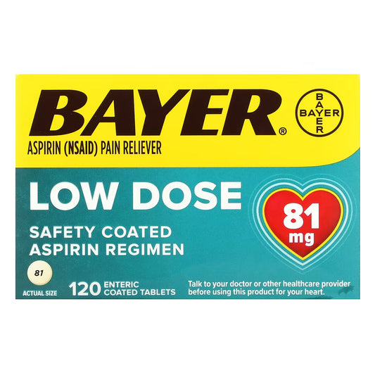 Bayer Safety Coated Aspirin Regimen Low Dose, 81 mg Health Care Pasteur Pharmacy