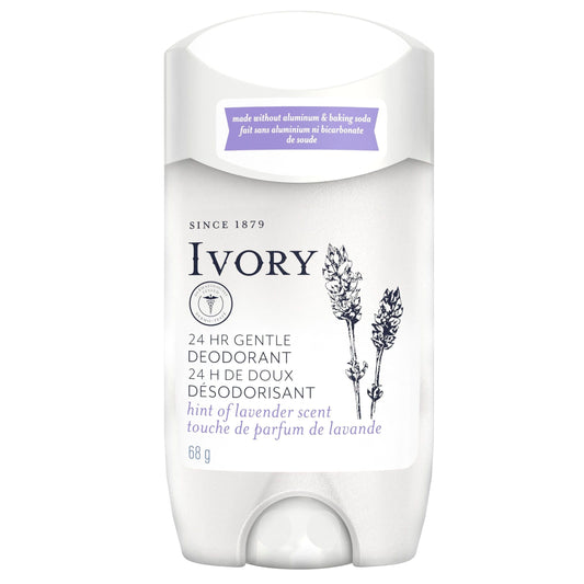 Ivory Aluminum Free Deodorant, Hint of Lavender, 24-Hour Odor Protection, 2.4 oz Stick Deodorant Pasteur Pharmacy