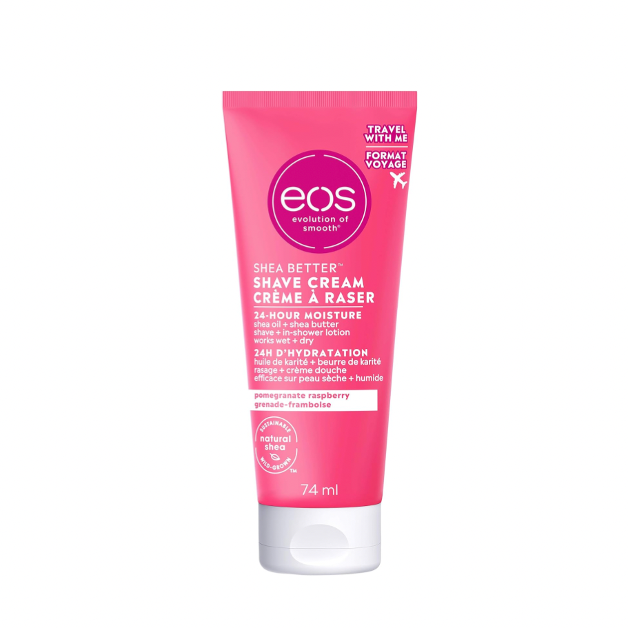 EOS Shave Cream, 24 H Moisture, Pomegranate Raspberry 2.5 Fl Oz Shave Cream Pasteur Pharmacy