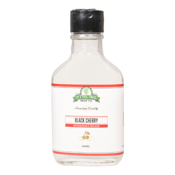 Stirling Soap Co. Black Cherry Shaving Collection Shaving Set Pasteur Pharmacy Aftershave Splash 100ml