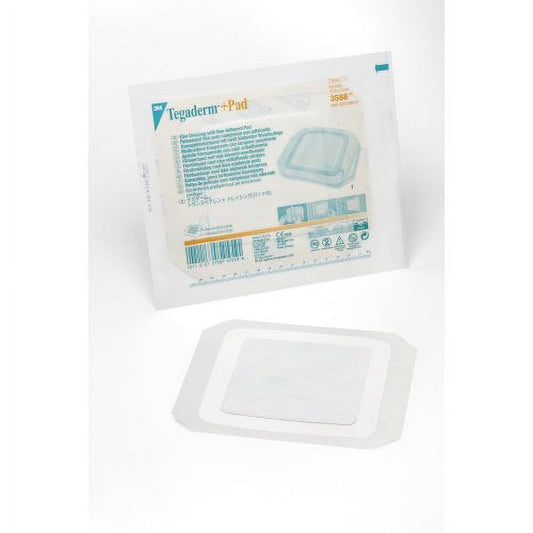 3M Tegaderm +Pad Film Dressing With Non-Adherent Pad, 6 X 6 Inch, 5 Pieces First Aid Pasteur Pharmacy