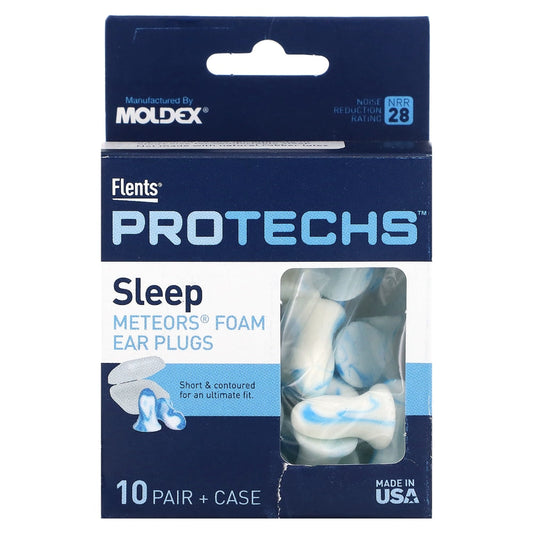 Flents Protechs, Sleep, Meteors Foam Ear Plugs, 10 Pairs Ear Care Pasteur Pharmacy