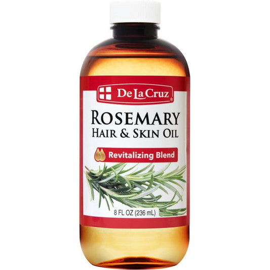 De La Cruz Rosemary Hair & Skin Oil, 8 Fl Oz (236 Ml) Health & Beauty Pasteur Pharmacy