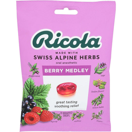 Ricola Drops Berry Medley Oral Anesthetic Health & Beauty Pasteur Pharmacy