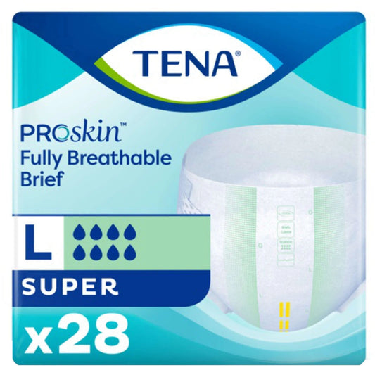 Tena Super Incontinence Brief, Maximum Absorbency, Large Bicycle Shorts & Briefs Pasteur Pharmacy